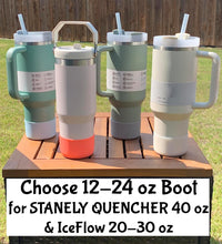 Load image into Gallery viewer, Protective Silicone Boot For Hydro Flask Bottles & Travel Tumbler, Stanley Tumbers and MORE