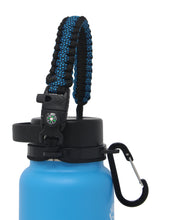 Load image into Gallery viewer, Paracord Handle Compatible with Hydro Flask Wide Mouth Water Bottle, Fits 12oz 16oz 20oz 32oz 40oz 64oz
