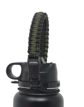Load image into Gallery viewer, Paracord Handle Compatible with Hydro Flask Wide Mouth Water Bottle, Fits 12oz 16oz 20oz 32oz 40oz 64oz