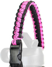 Load image into Gallery viewer, Paracord Handle Compatible with Hydro Flask Wide Mouth Water Bottle, Fits 12oz 16oz 20oz 32oz 40oz 64oz
