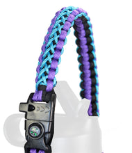 Load image into Gallery viewer, Paracord Handle Compatible with Hydro Flask Wide Mouth Water Bottle, Fits 12oz 16oz 20oz 32oz 40oz 64oz