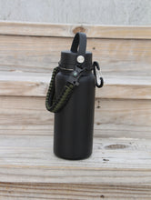 Load image into Gallery viewer, Paracord Handle Compatible with Hydro Flask Wide Mouth Water Bottle, Fits 12oz 16oz 20oz 32oz 40oz 64oz