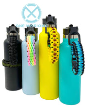 Load image into Gallery viewer, Straw Lid and Paracord Handle Set, For Hydro Flask Standard Mouth 24, 21, 18, 12 oz Water Bottle, Leak Proof
