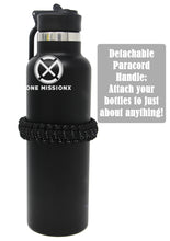 Load image into Gallery viewer, Straw Lid and Paracord Handle Set, For Hydro Flask Standard Mouth 24, 21, 18, 12 oz Water Bottle, Leak Proof