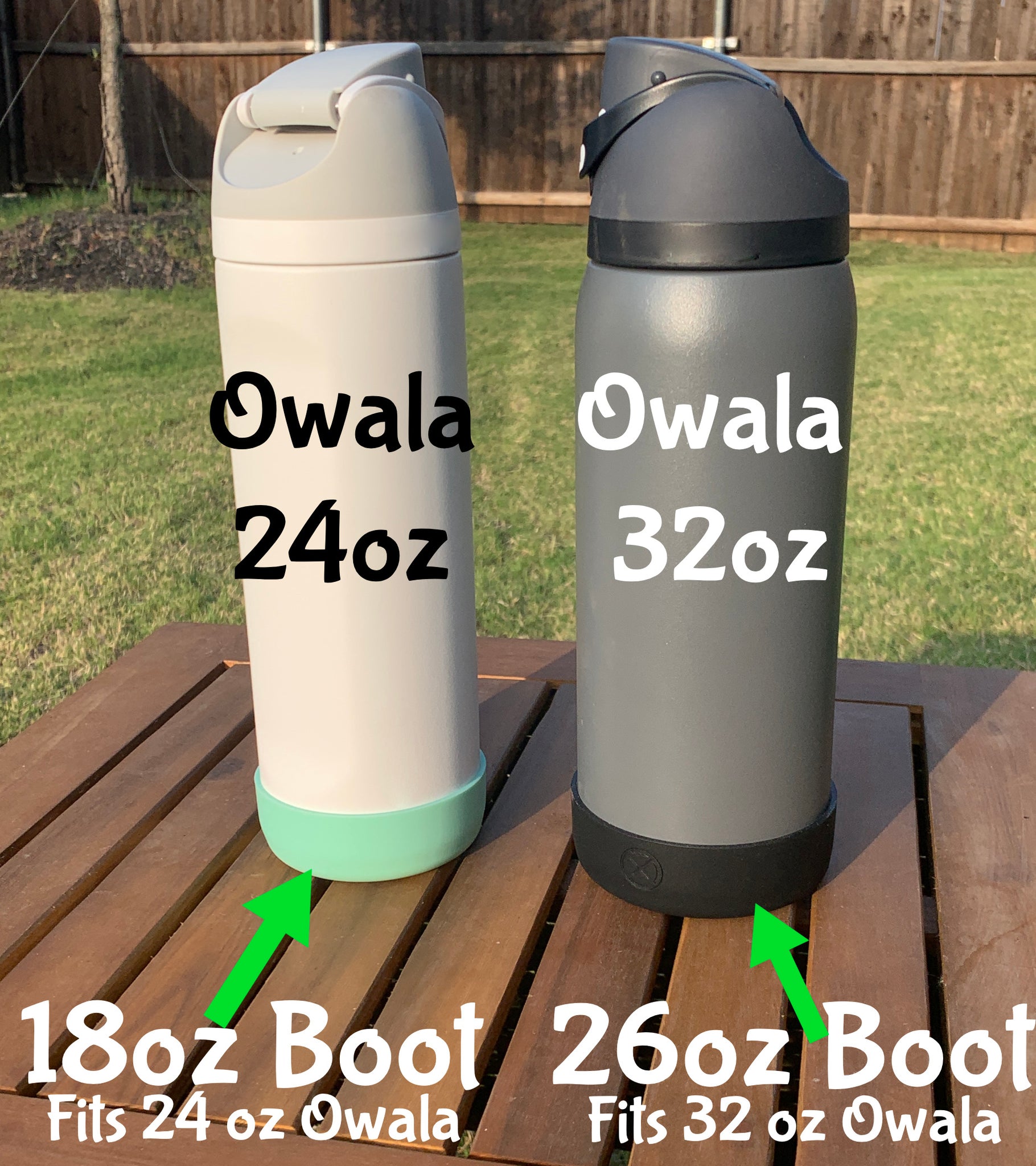 Owala Silicone Water Bottle Boot, Anti-Slip Protective Sleeve for