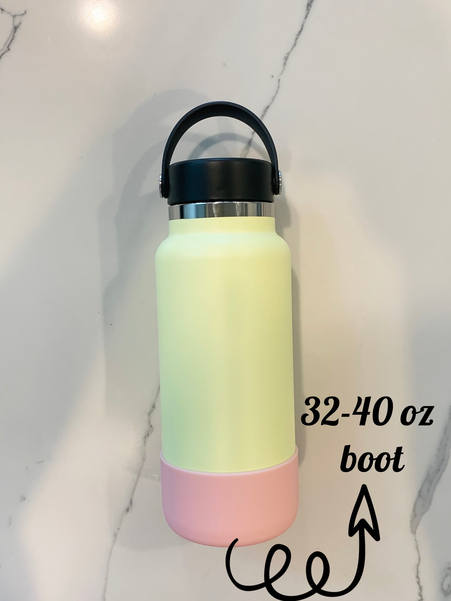 Protective Silicone Sleeve Boot 12oz-40oz for Hydro Flask, Yeti, Wide Mouth Water Bottle for Hydro Flask, Yeti, Simple Modern,Takeya,MIRA, Iron Flask