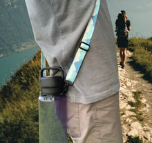 Load image into Gallery viewer, Adjustable Bottle Sling for YETI Yonder 34oz 25oz 50oz 20oz water bottles ONLY , Durable Safety Ring, Carabiner