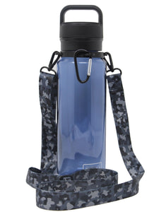 Adjustable Bottle Sling for YETI Yonder 34oz 25oz 50oz 20oz water bottles ONLY , Durable Safety Ring, Carabiner