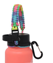 Load image into Gallery viewer, Paracord Handle Compatible with Hydro Flask Wide Mouth Water Bottle, Fits 12oz 16oz 20oz 32oz 40oz 64oz