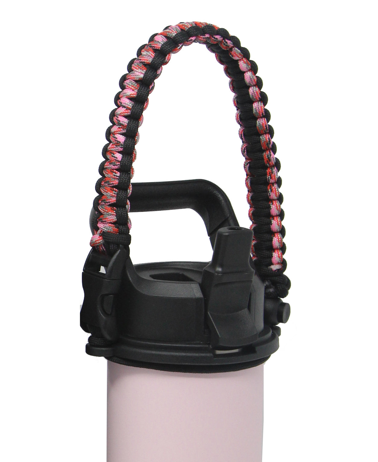 One MissionX Paracord Handle Compatible with Yeti Rambler 36oz 26oz 18oz 12oz 46oz Water Bottles, Durable Carrier Strap - HolderColorful