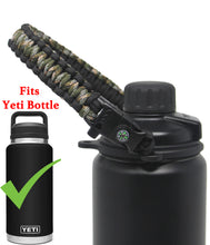 Load image into Gallery viewer, Paracord Handle for YETI Rambler water bottles 36oz 26oz 18/12oz 46oz 64oz