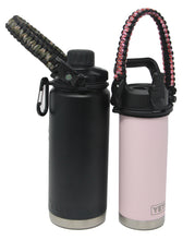 Load image into Gallery viewer, Paracord Handle for YETI Rambler water bottles 36oz 26oz 18/12oz 46oz 64oz