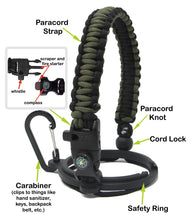 Load image into Gallery viewer, Paracord Handle for YETI Rambler water bottles 36oz 26oz 18/12oz 46oz 64oz