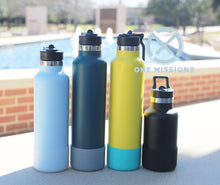 Load image into Gallery viewer, Straw Lid &amp; Silicone Flex Boot Set, For Hydro Flask Standard Mouth 18, 21, 24 oz Bottle, Leak Proof