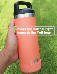 Protective Silicone Boot for YETI 64oz 46oz 36oz 26oz 18oz 12oz Rambler Water Bottles, Anti-Slip Bottom Cover, BPA Free