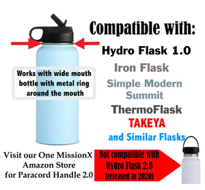 Paracord Handle Strap for Hydro Flask (Older Version Pre-2020 Design)