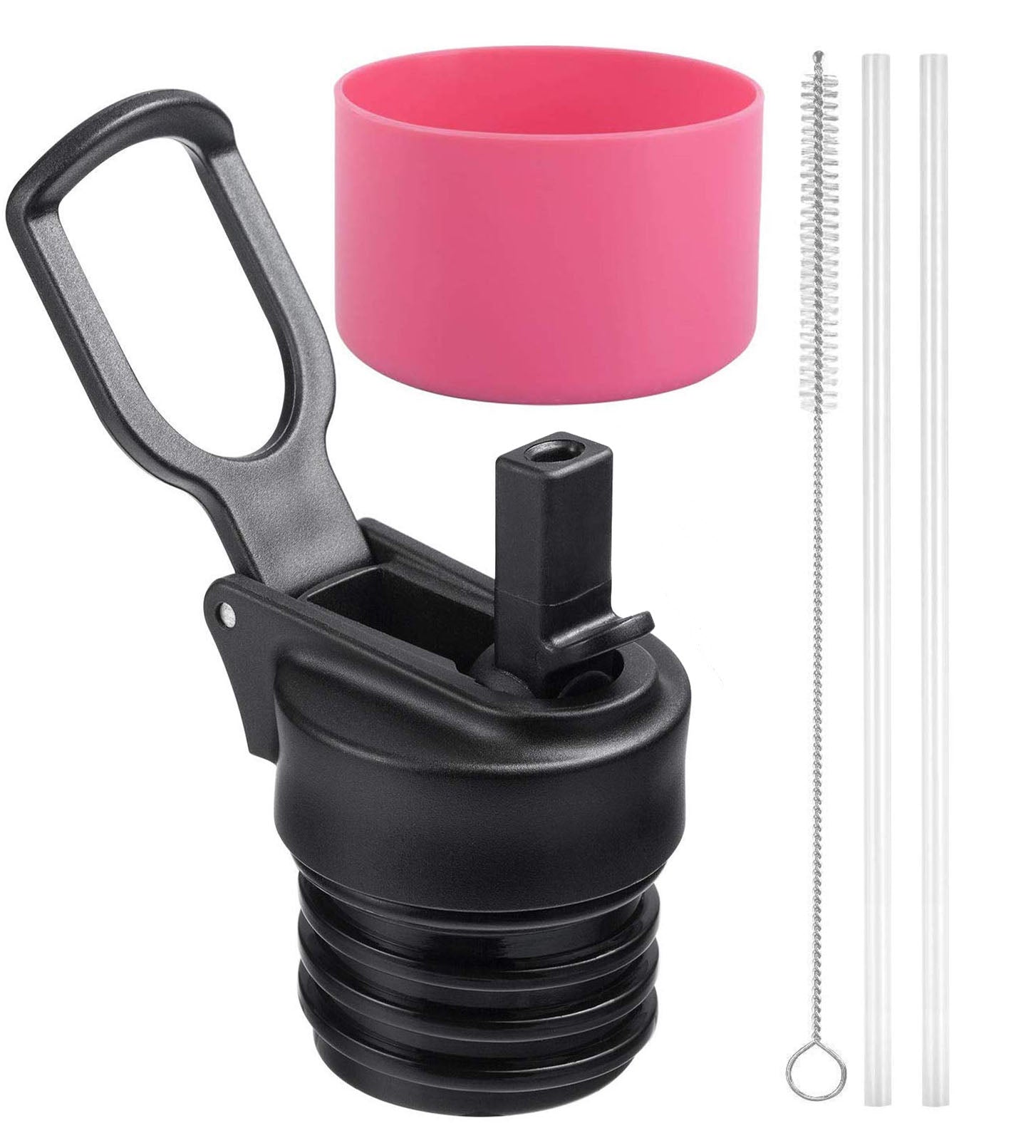 Straw Lid & Silicone Flex Boot Set, For Hydro Flask Standard Mouth
